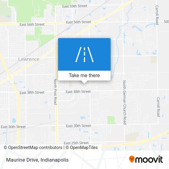 Mapa de Maurine Drive