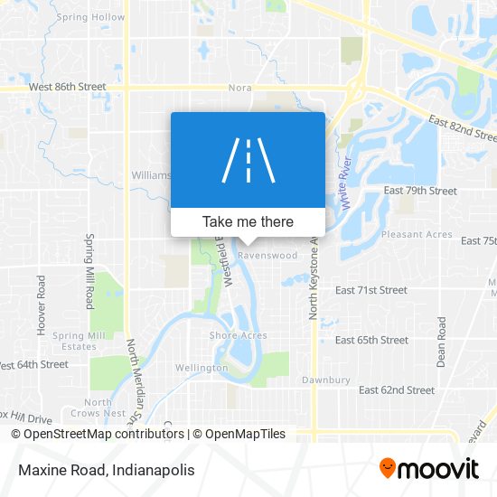 Mapa de Maxine Road