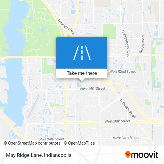 May Ridge Lane map