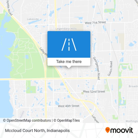 Mapa de Mccloud Court North