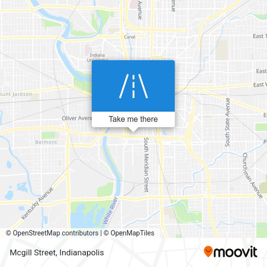 Mapa de Mcgill Street