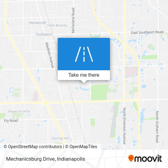 Mechanicsburg Drive map