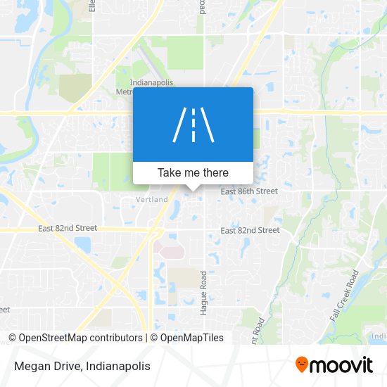 Megan Drive map