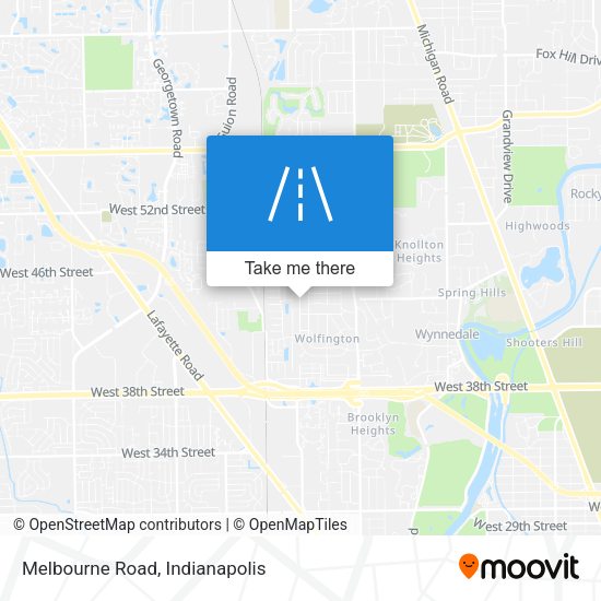 Mapa de Melbourne Road