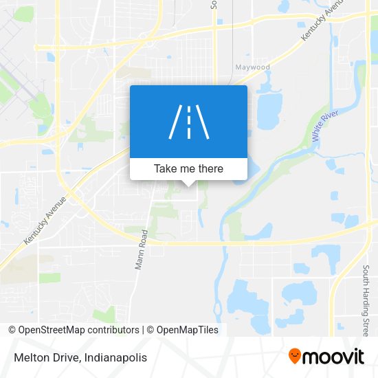 Mapa de Melton Drive