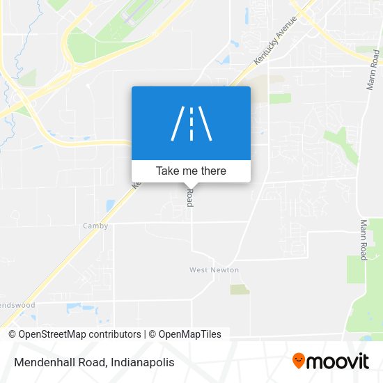 Mapa de Mendenhall Road