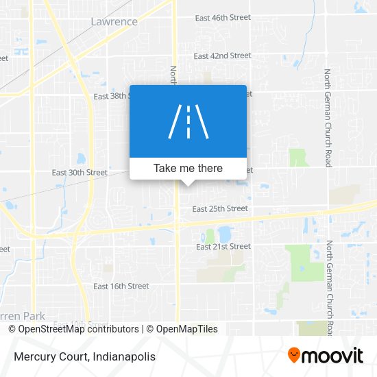 Mapa de Mercury Court