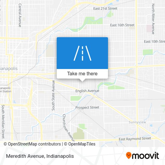 Meredith Avenue map
