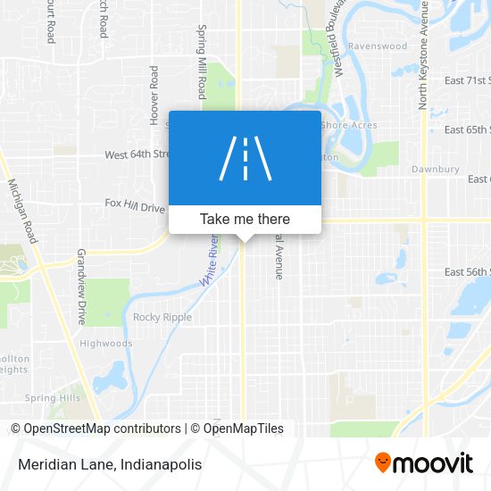 Mapa de Meridian Lane