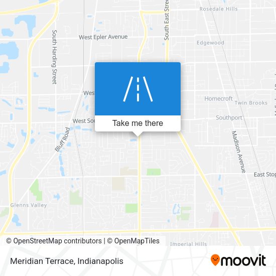 Meridian Terrace map