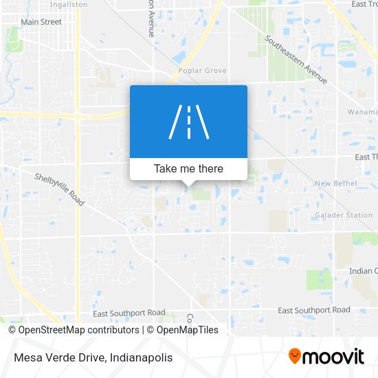 Mapa de Mesa Verde Drive