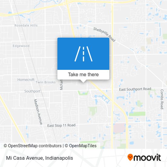 Mi Casa Avenue map