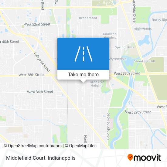 Mapa de Middlefield Court
