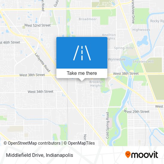 Mapa de Middlefield Drive