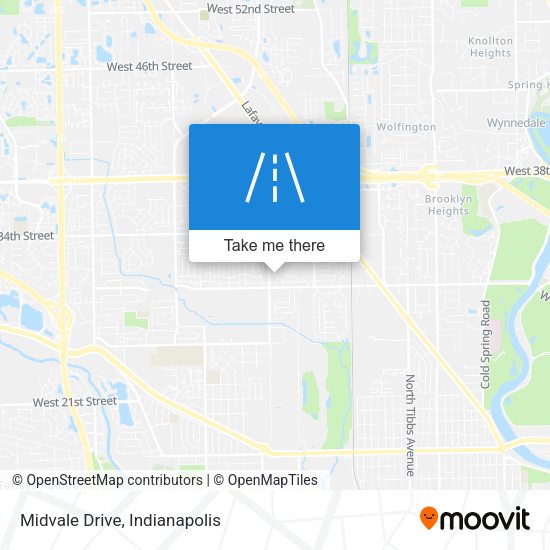 Mapa de Midvale Drive