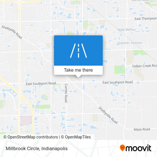 Millbrook Circle map