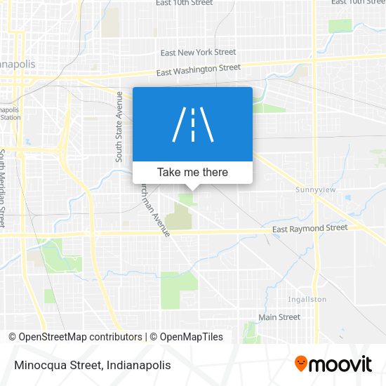 Minocqua Street map