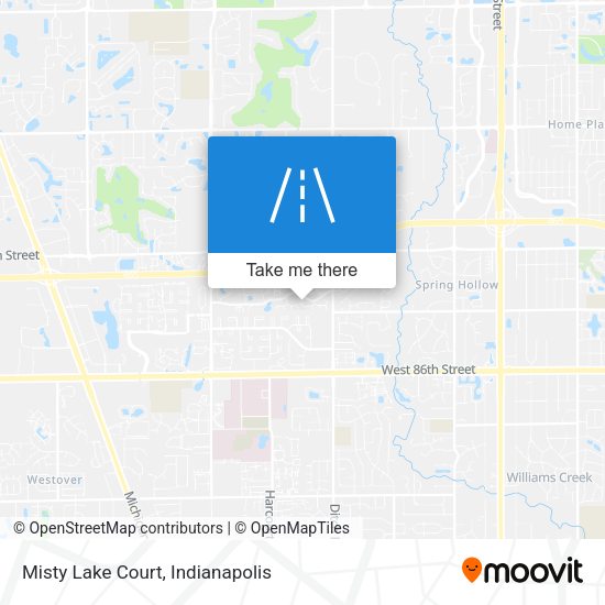 Mapa de Misty Lake Court
