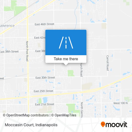 Mapa de Moccasin Court