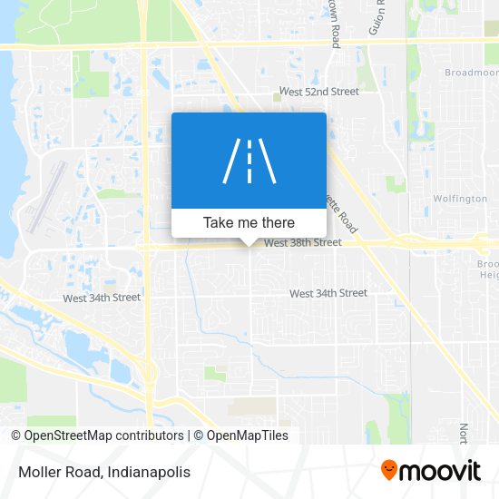 Mapa de Moller Road