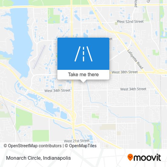 Mapa de Monarch Circle