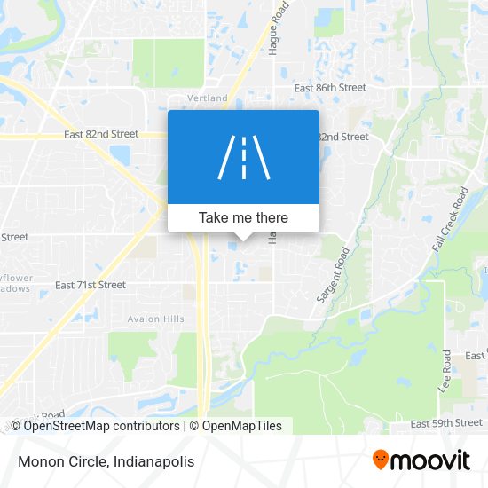 Mapa de Monon Circle
