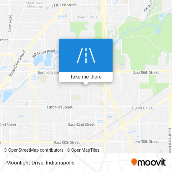 Moonlight Drive map