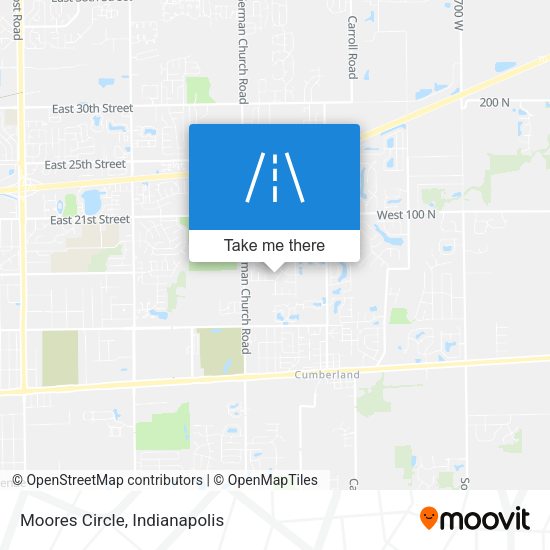Mapa de Moores Circle
