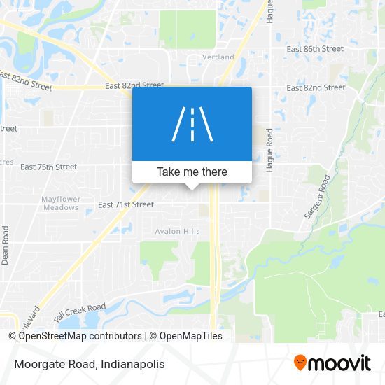 Mapa de Moorgate Road