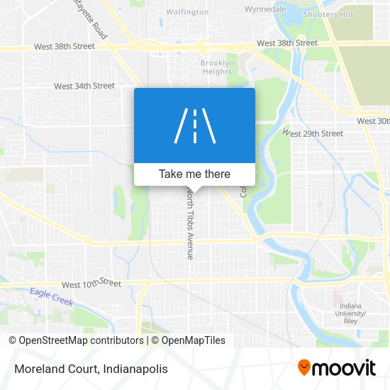 Mapa de Moreland Court