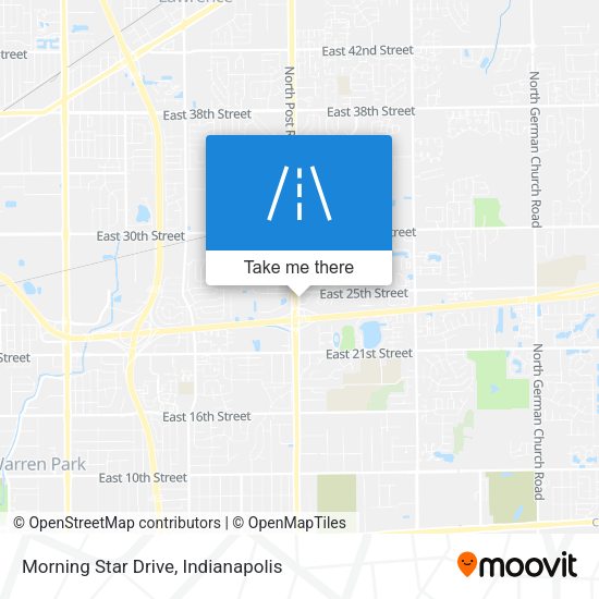 Morning Star Drive map