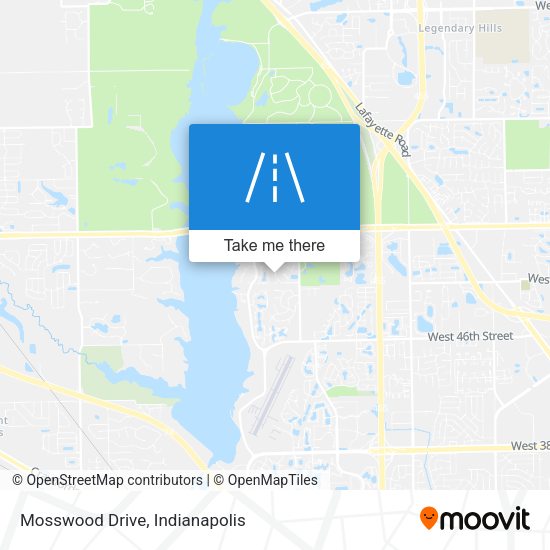 Mosswood Drive map