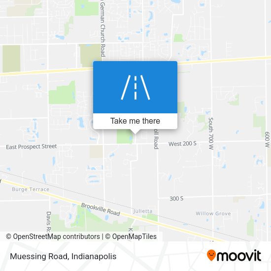 Mapa de Muessing Road