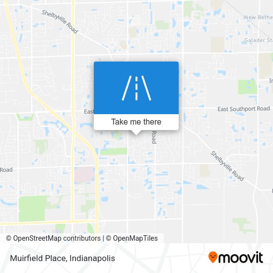 Muirfield Place map