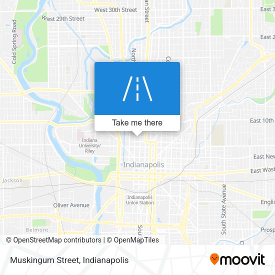 Mapa de Muskingum Street