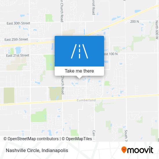 Nashville Circle map