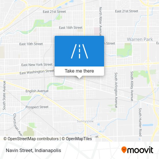 Mapa de Navin Street