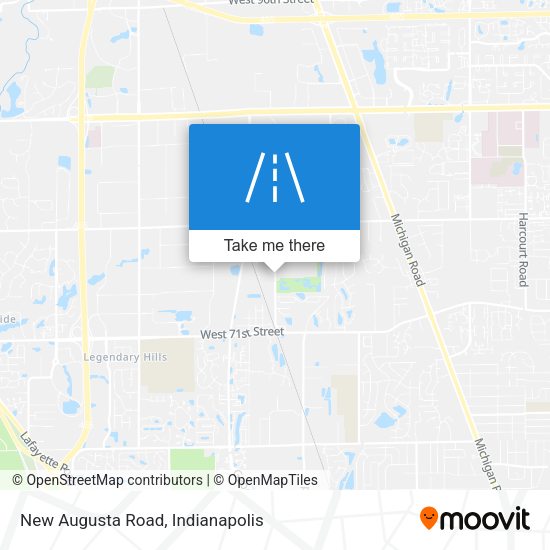 Mapa de New Augusta Road