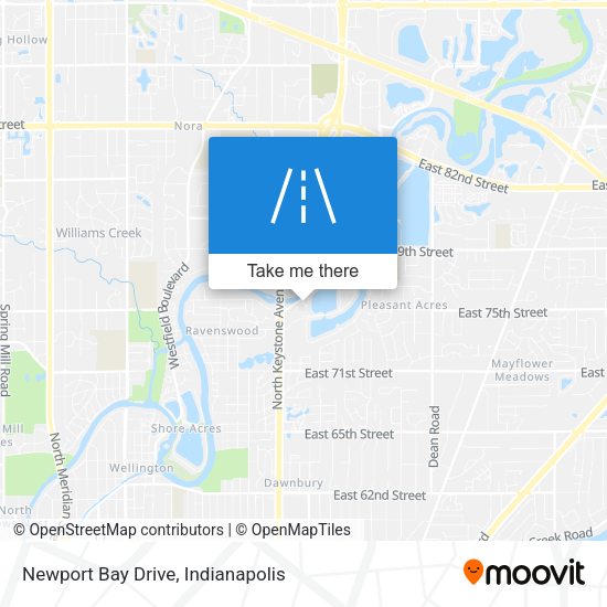 Newport Bay Drive map