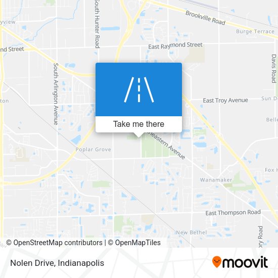 Nolen Drive map