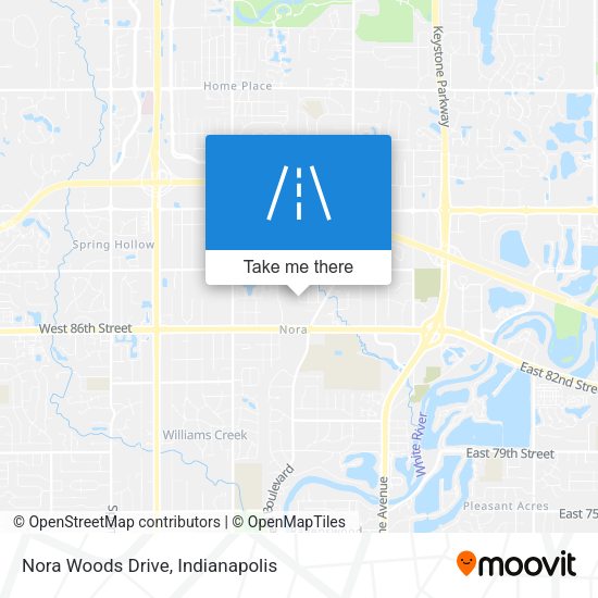 Mapa de Nora Woods Drive