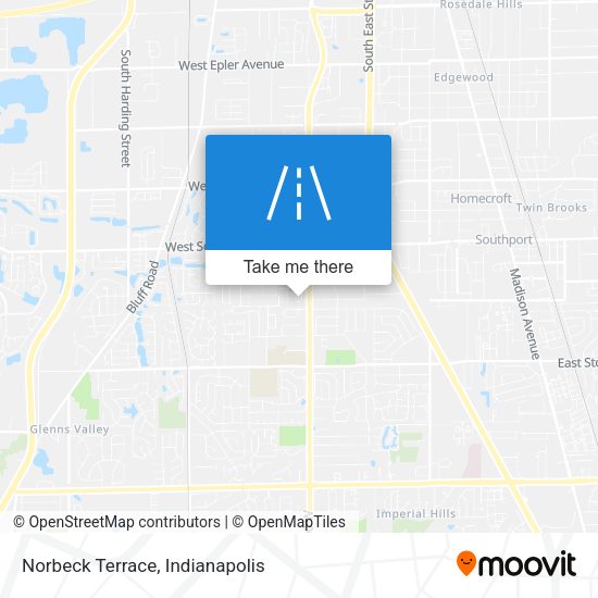 Mapa de Norbeck Terrace