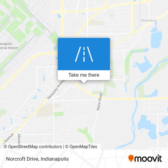 Norcroft Drive map