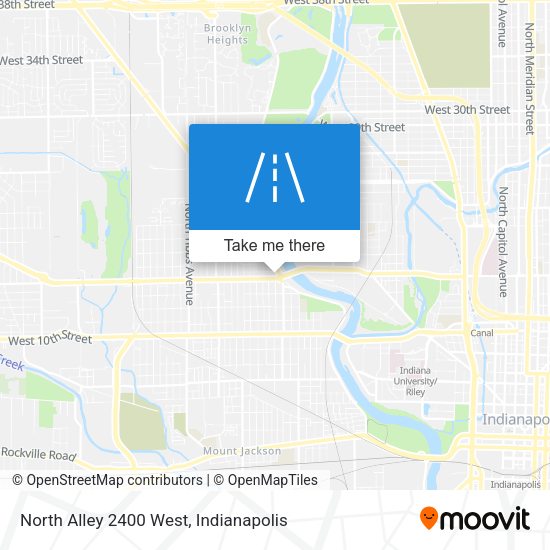 Mapa de North Alley 2400 West