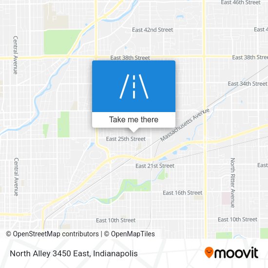Mapa de North Alley 3450 East