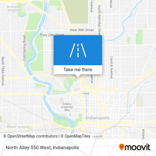 Mapa de North Alley 550 West