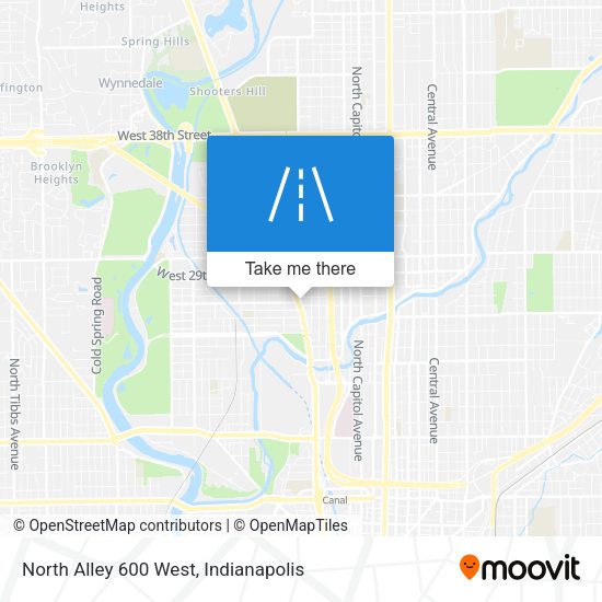 Mapa de North Alley 600 West