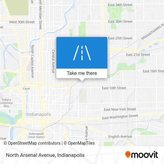 Mapa de North Arsenal Avenue