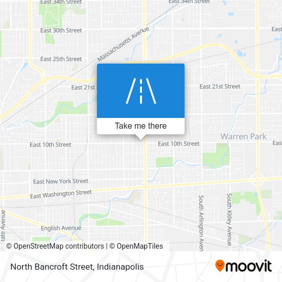 Mapa de North Bancroft Street