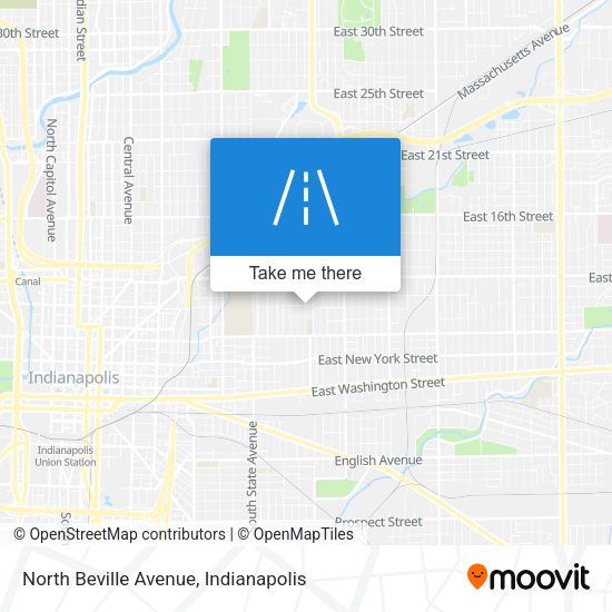 North Beville Avenue map